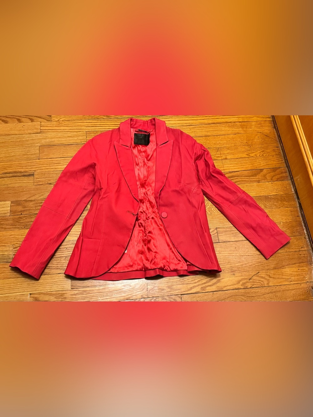 GIORGIO ARMANI NWT LEATHER lamb skin JACKET Made in Italy. Original retail $6950